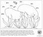 Manatee coloring page