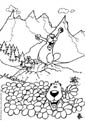 Marmot coloring page