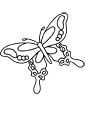 Monarch Butterfly coloring page