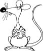 mouse coloring picture