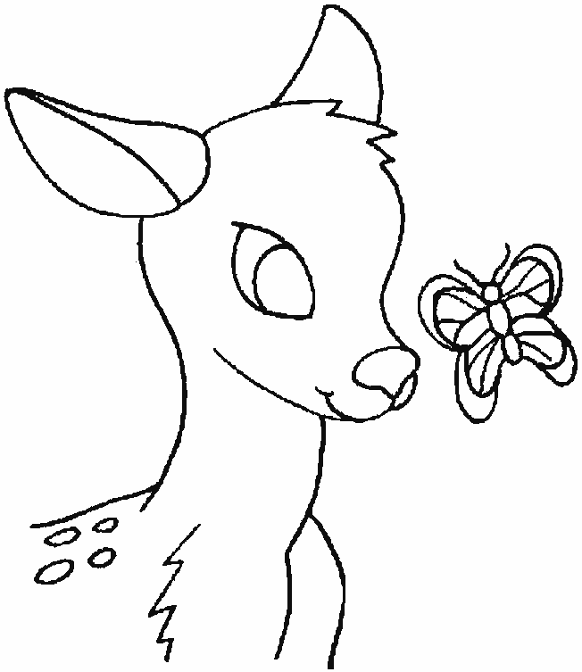 free Nilgai coloring page