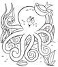 Octopus coloring page