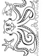 Octopus coloring page