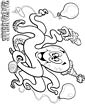 Octopus coloring page