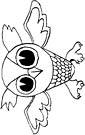 Owl coloring page