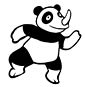 Panda coloring page