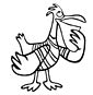 Pelican coloring page