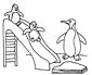 Penguin coloring page