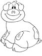 Pig coloring page