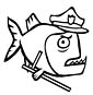 Piranha coloring page