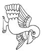 Quail coloring page