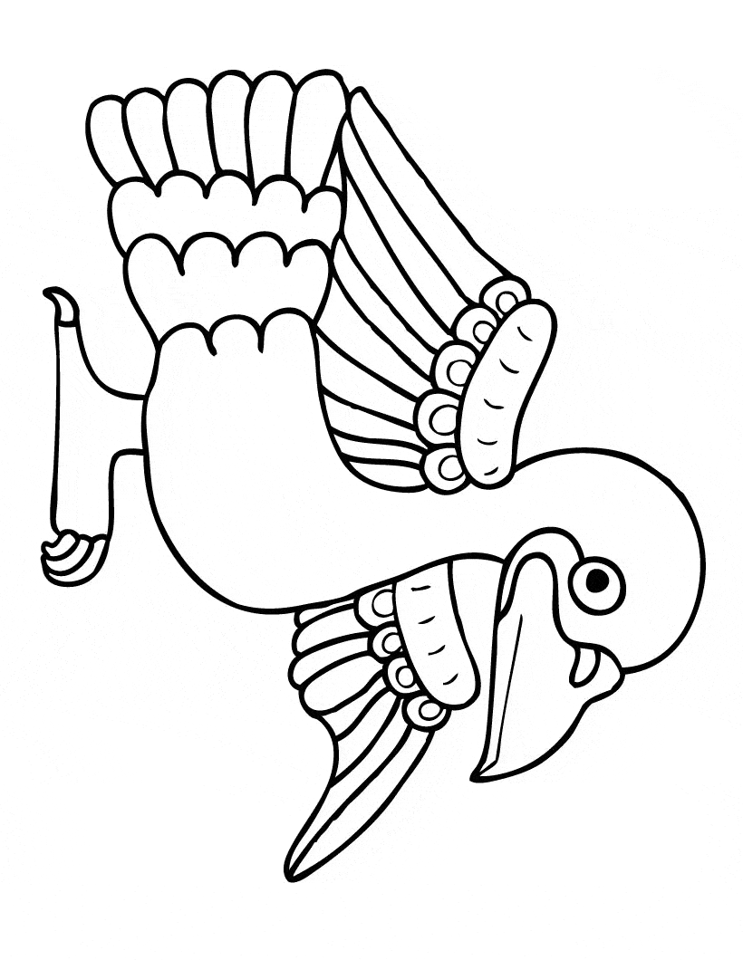 free Quail coloring page