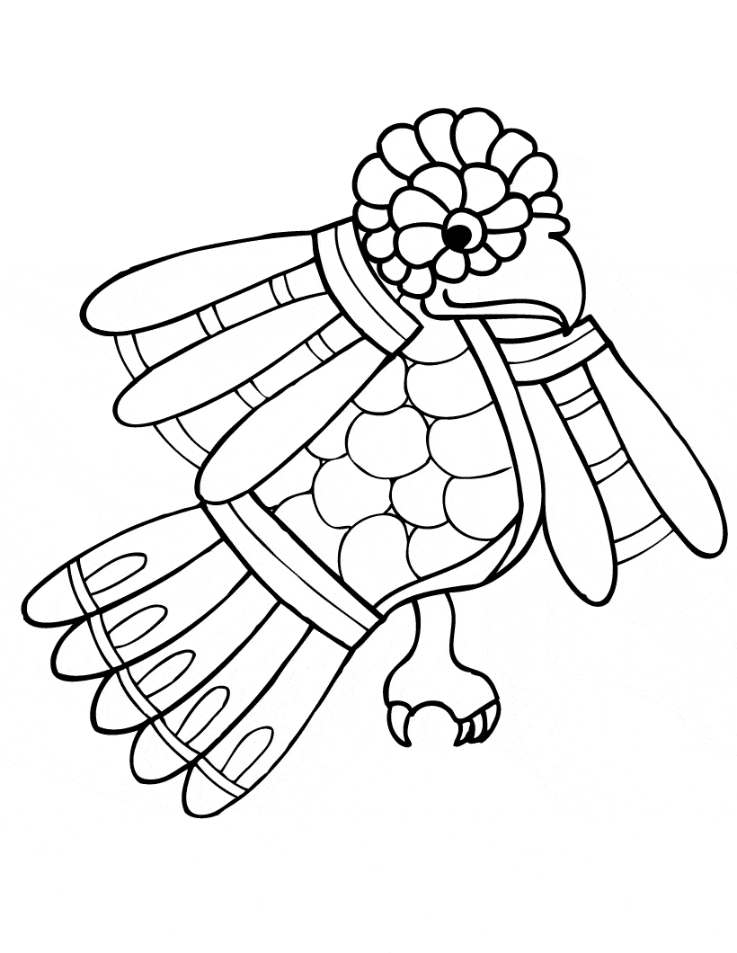 free Quail coloring page