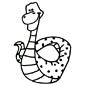 Queen Snake coloring page