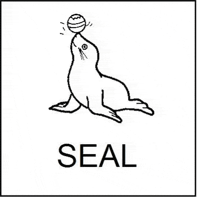 free Ringed Seal coloring page