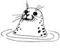 Ringed Seal coloring page