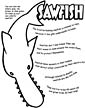 Sawfish coloring page