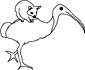 Scarlet Ibis coloring page