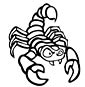 Scorpion coloring page