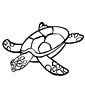 Sea Turtle coloring page