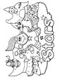 Seastar coloring page