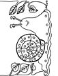 Slug coloring page