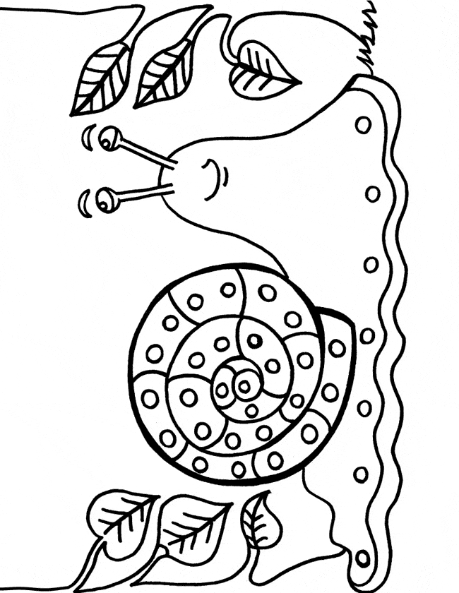 free Slug coloring page