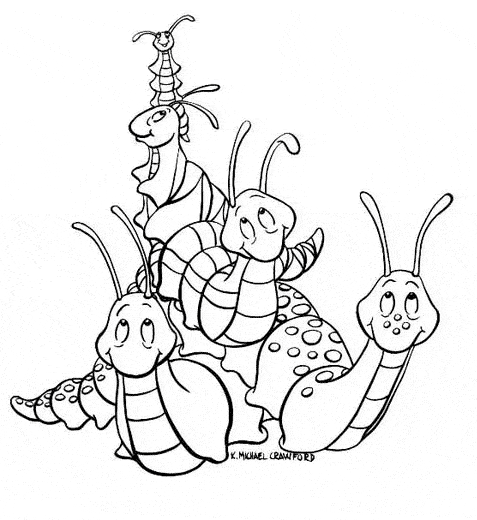 free Slug coloring page