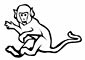 Snow Monkey coloring page