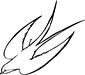 Swallow coloring page