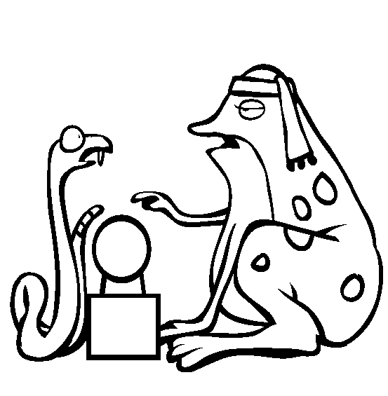 free Toad coloring page