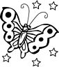 Ulysses Butterfly coloring page