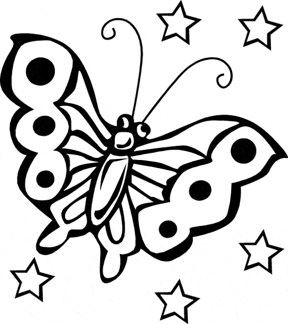 free Ulysses Butterfly coloring page
