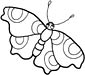 Ulysses Butterfly coloring page