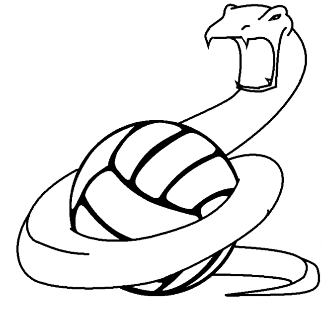 free Viper coloring page