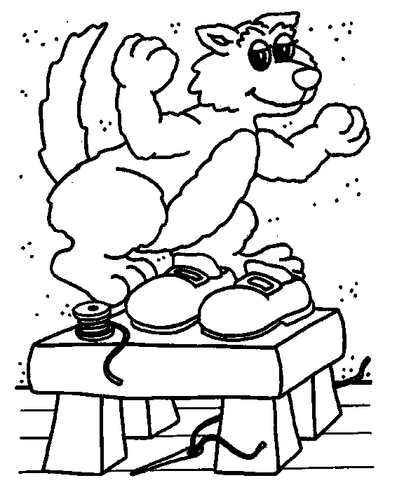 free Weasel coloring page