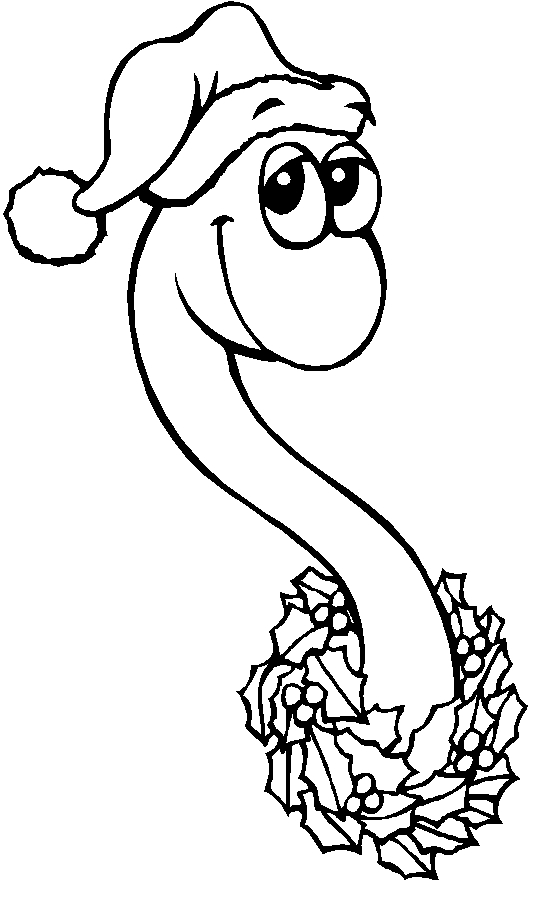 free Worm coloring page