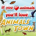 Animals Town. Explore animals by visiting their islands.