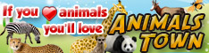Animals Town. Explore animals by visiting their islands.